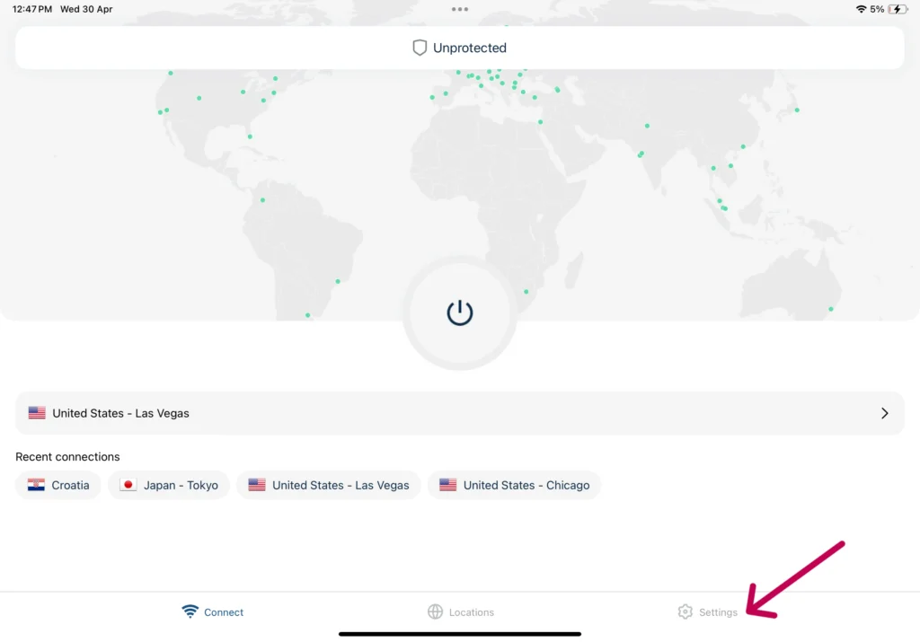 maDNS VPN setting